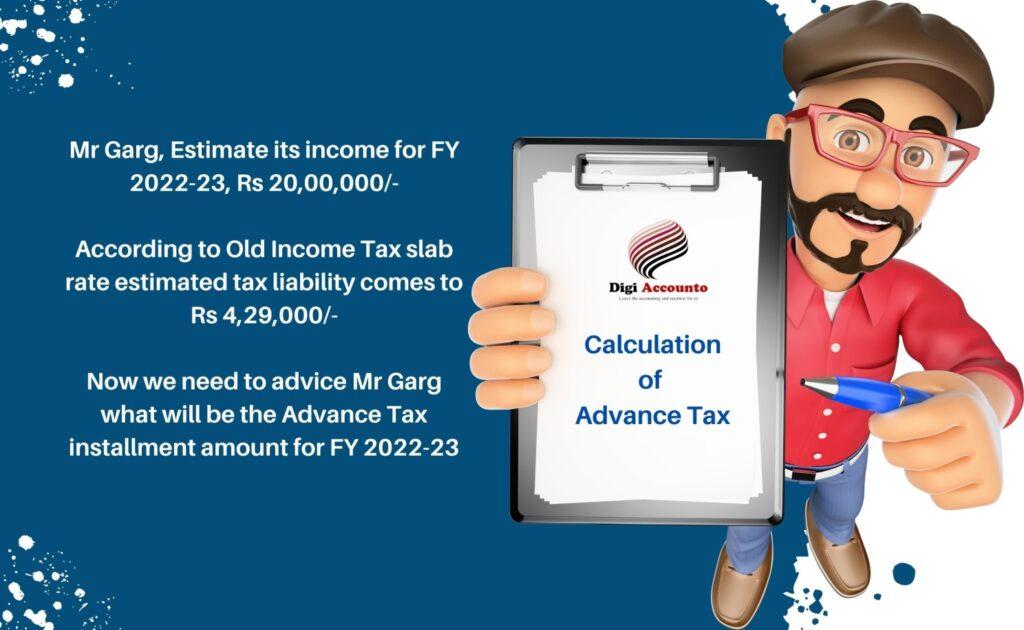 How to deposit advance tax