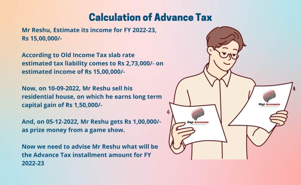 How to deposit advance tax