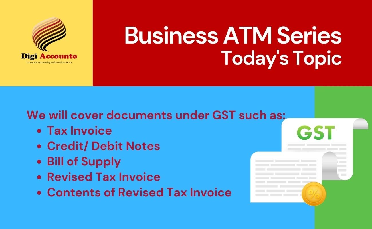 Tax Invoice Under GST | Credit Note Under GST | Debit Note Under GST