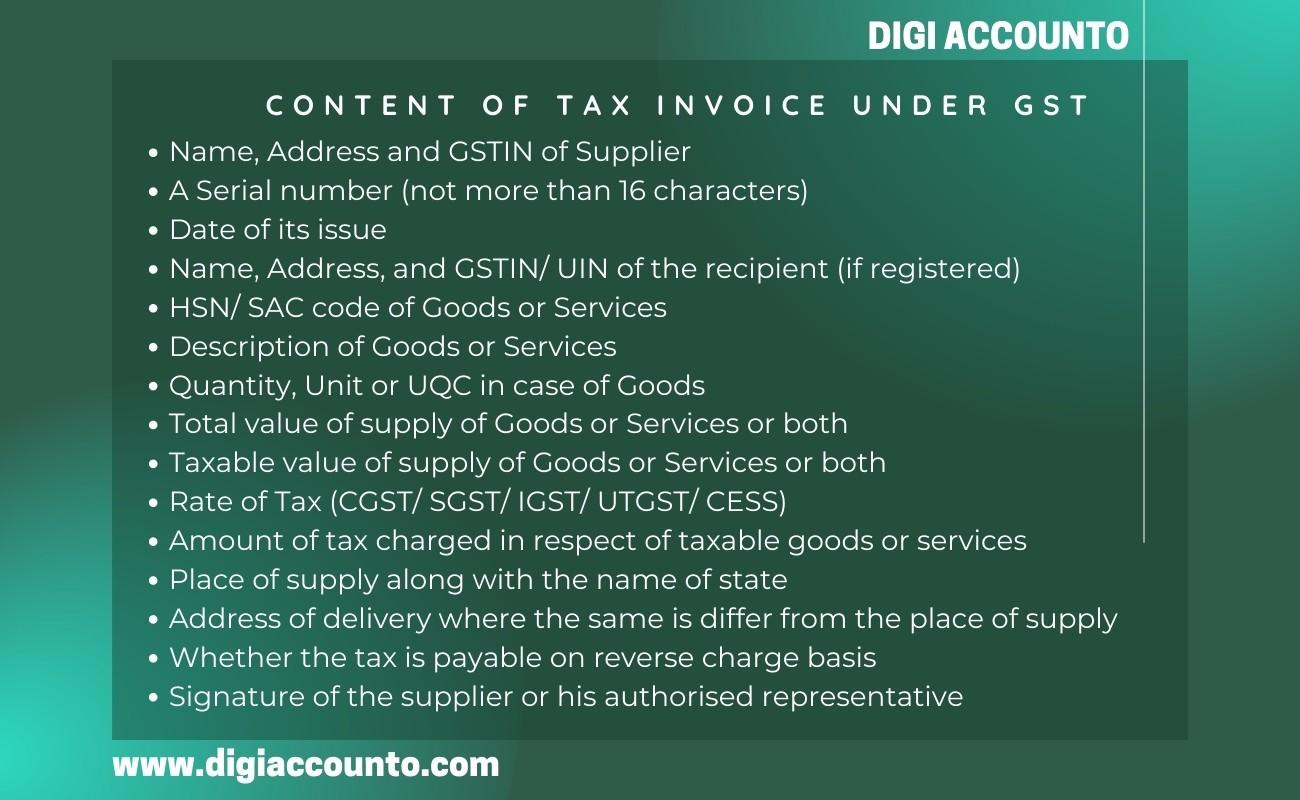 Time of Issue of Tax Invoice Under GST